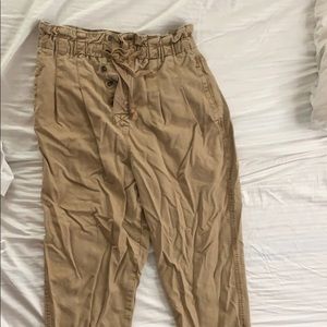 Free People paperbag button pants